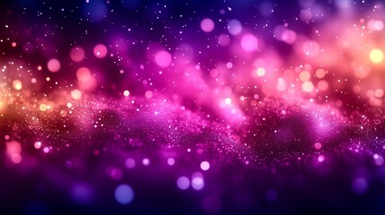 Obraz premium Purple silver sparkles. Soft. Glowing. Background. Backdrop. Seasons and Holidays.