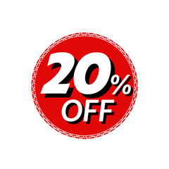 Special offer discount label with different sale percentage,10 15 25 50 off with PNG background ,transparent , red rubber stamp label