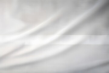 Naklejka premium Crisp white sheets invite rest soft folds creating a serene atmosphere 