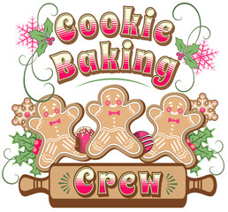 Cookie Baking Crew - Aesthetic PNG Files Halloween Graphic T-Shirt Design