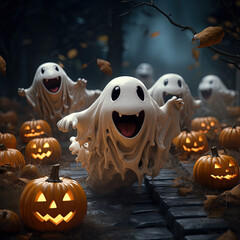 Ghost costumes: Ghost costumes are one of the traditional Halloween costumes. People will wear all kinds of scary clothes and cosmetics to celebrate this festival