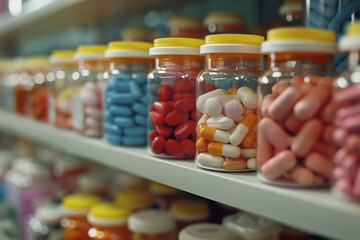 Medicines health care different pills