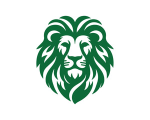Lion logo design vector template. lion head logo design icon vector illustration.