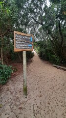 placa nas dunas de itaunas, espirito santo 