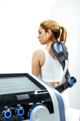 Advanced SIS system for back therapy using electromagnetic treatment. Superinductive technology for...
