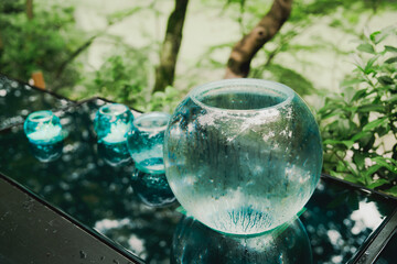 嵐山祐斎亭の美しい庭園