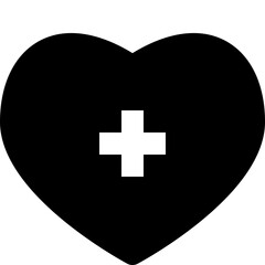 love black solid icon