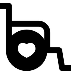 accessibility black solid icon