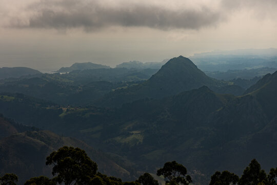 vista de mirador de fito Asturias