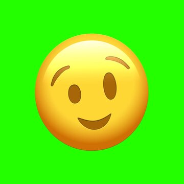 Animated Facebook emoji of a winking face