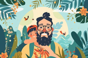 Greeting Father Day