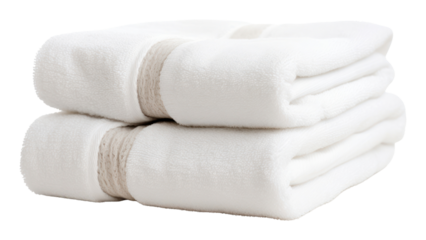 PNG Spa towels white white background simplicity.