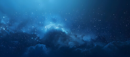 Fototapeta premium Midnight Blue Background with Soft Starry Pattern Blended into the Surface, Creating a Dark Cosmic Feel. Ideal for Halloween-Related Content and Promotional Materials with Enchantment and Mystery.