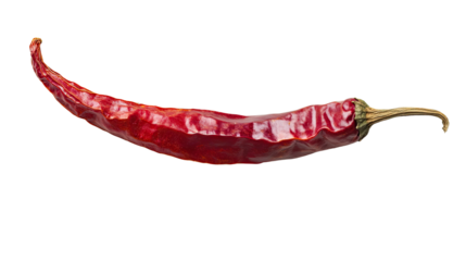 Dry chili pepper transparent background