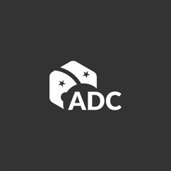 ADC letter logo design on white background. Creative  modern ADC letter logo design. Vector design.