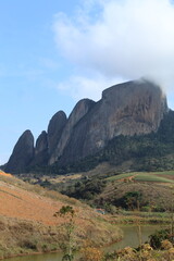 Fototapeta premium Pedra dos Cinco Pontões em Laranja da Terra, Espírito Santo 