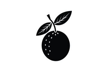 Fruit silhouette vector style