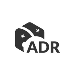 ADR letter logo design on white background. Creative  modern ADR letter logo design. Vector design.