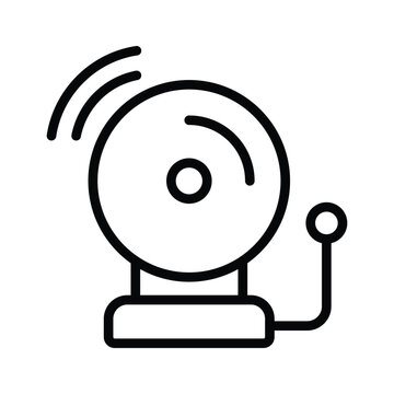 recommend clip art: Notification bell, school bell vector design in modern style
