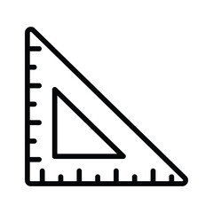 Triangular ruler vector design, ready for premium use