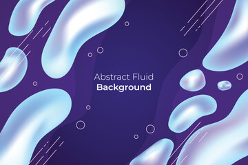Modern and Futuristic Fluid Abstract Background 4