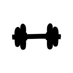 Gym Simple Dumble Illustration Clip Art Vector Icon