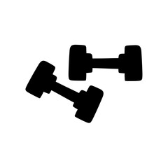 Gym Simple Dumble Illustration Clip Art Vector Icon