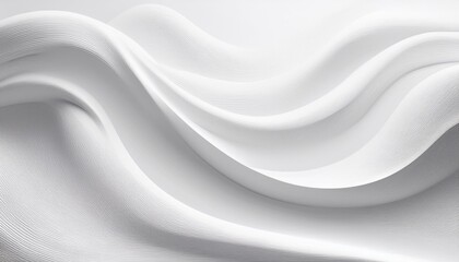 Obraz premium White abstract white background texture minimalist white wave text for your desi, generative IA