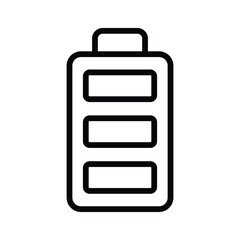 Mobile battery status, battery cell icon design