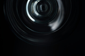 glass wine glass, top view, concentric circles, circle geometry, screensaver circles