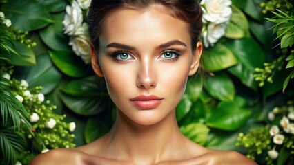 Radiant complexion with smooth, even tone and subtle glow, showcasing healthy and nourished skin with a natural, effortless beauty.