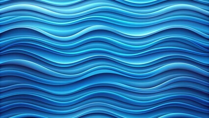 Blue wavy pattern with a render, abstract, background, creative, design, digital, decoration, flowing, futuristic, graphic,modern