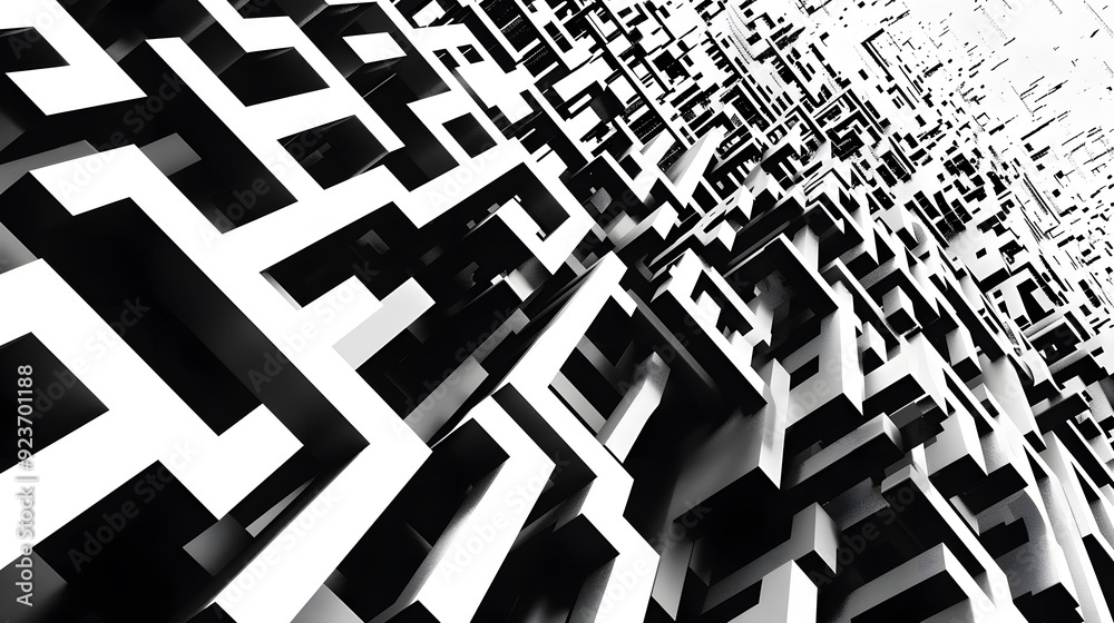 Poster a complex maze of pixels and data, where the movement from one frame to the next is manipulated to c