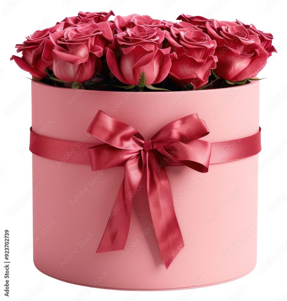 Canvas Prints png elegant pink box roses