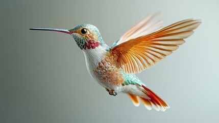 Fototapeta premium Hummingbird in Flight