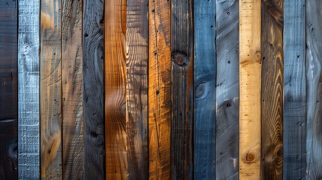 A serene scene of various grains forming neat parallel lines on a rustic wooden surface, with soft natural light creating subtle shadows and highlights, capturing the textures and colors. Realistic,