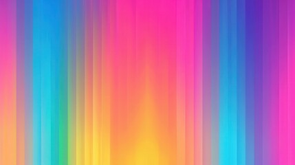 Obraz premium Vibrant Rainbow Gradient, a bold and colorful backdrop radiating neon intensity, ideal for parties and celebrations, enhancing festive atmospheres and joyful occasions.