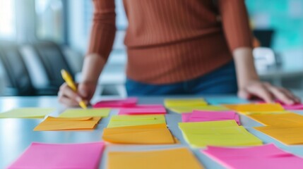 Obraz premium Strategic Planning for Sustainable Resource Management in Corporate Operations, collaborative discussions on eco-friendly practices, efficiency improvements, and long-term sustainability goals.