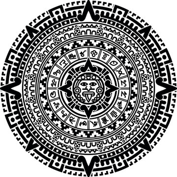 Calendario Solar Moderno tipo Azteca