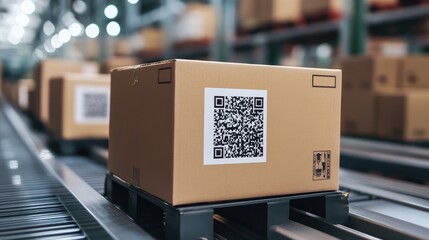 Automatic logistics management. smart packaging into the warehouse workflow, Cardboard box tags and QR codes for efficient tracking, authentication, and traceability throughout the, Generative AI