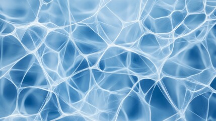 Abstract Blue Web: Delicate, interwoven lines create a mesmerizing abstract pattern, evoking a sense of interconnectedness,  digital networks, and ethereal beauty.  A cool, calming blue background add