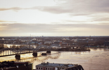 Obraz premium panorama of Riga