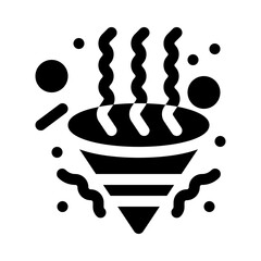 celebration glyph icon