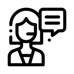 customer service line icon