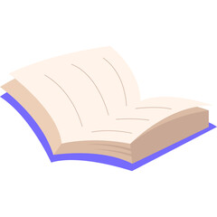 Open Book Illustration