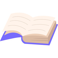 Open Book Illustration