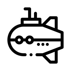 underwater line icon