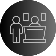 Front Desk icon Design