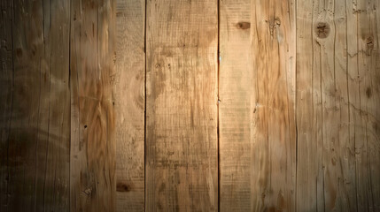 Naklejka premium Rich, detailed close-up view of brown wooden planks arranged horizontally.