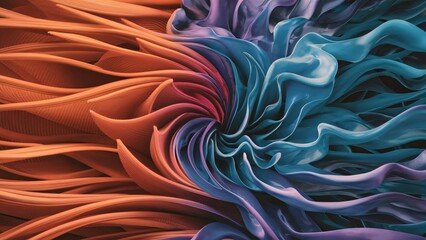 Colorful spiral paper background